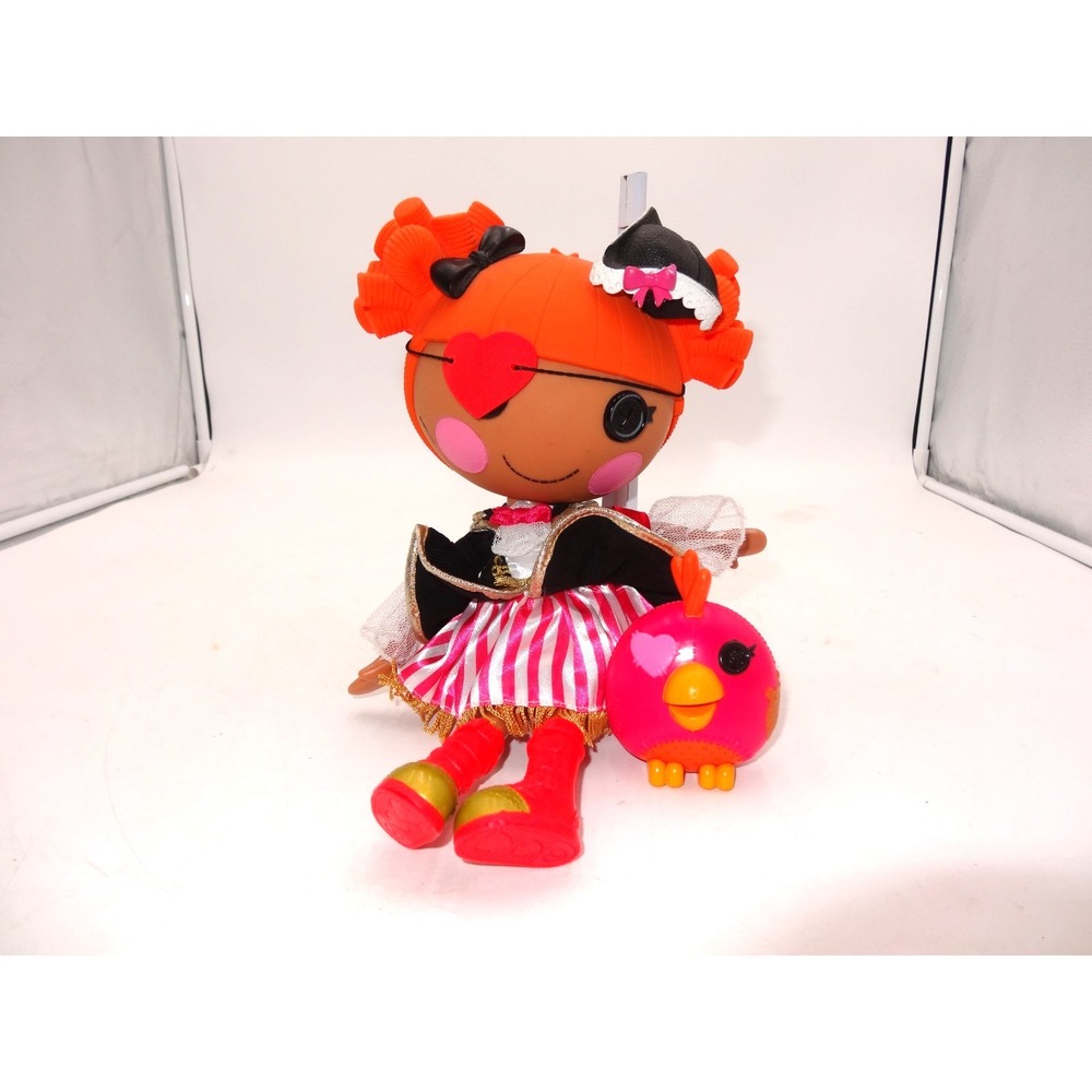 Lalaloopsy Peggy Seven Seas Full Size Doll‎ with Eye Patch and Pet parrot RARE